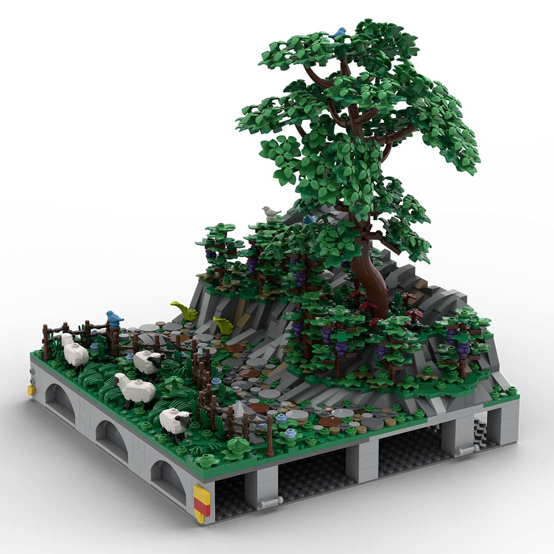 MOC - 207707 A6 Castle Hohengeroldseck Building Blocks - LesDiy - Building Blocks