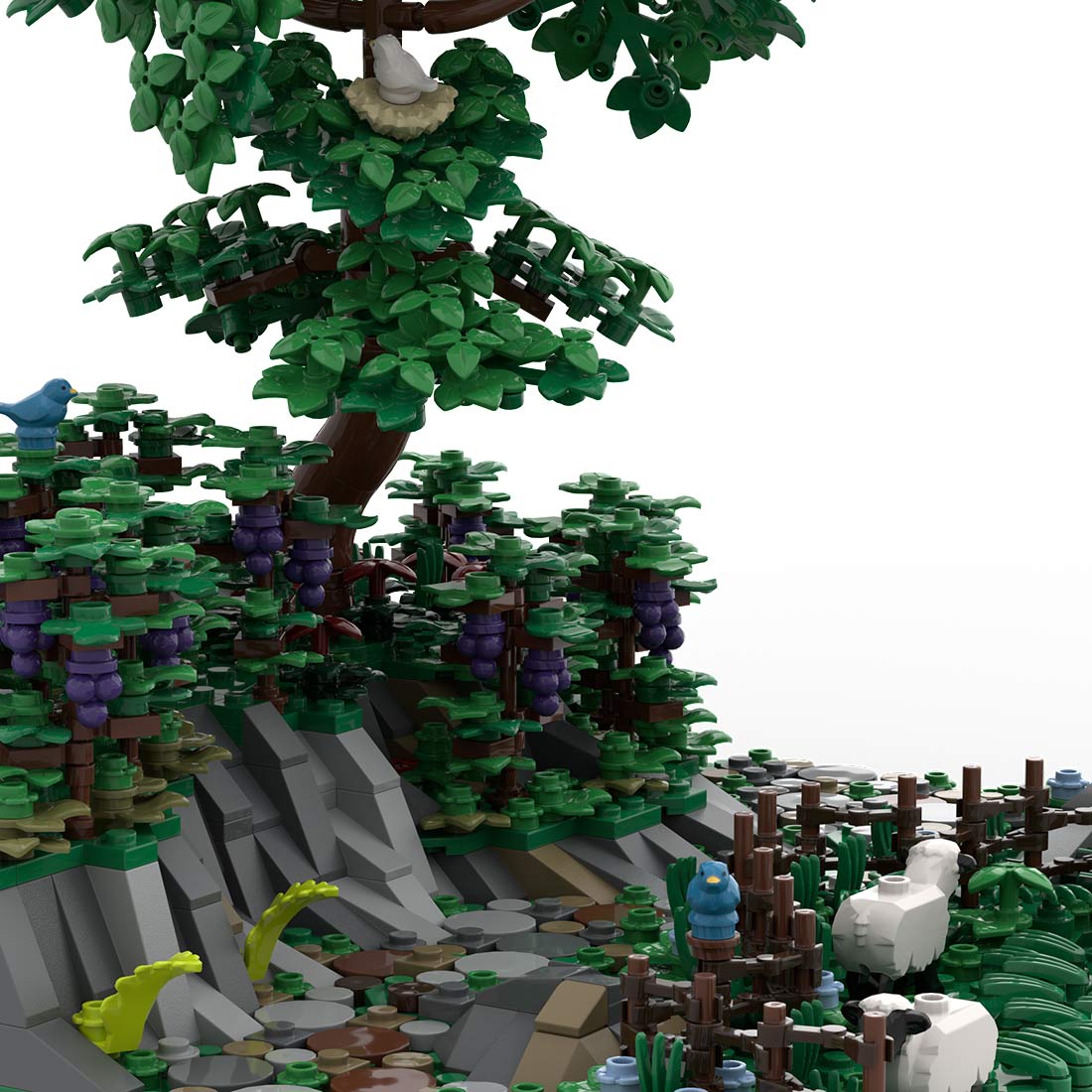 MOC - 207707 A6 Castle Hohengeroldseck Building Blocks - LesDiy - Building Blocks