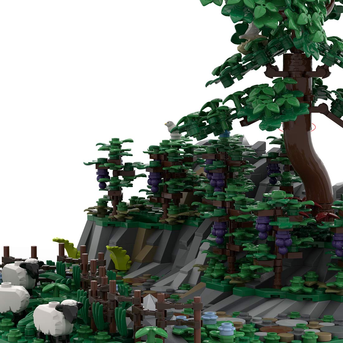 MOC - 207707 A6 Castle Hohengeroldseck Building Blocks - LesDiy - Building Blocks