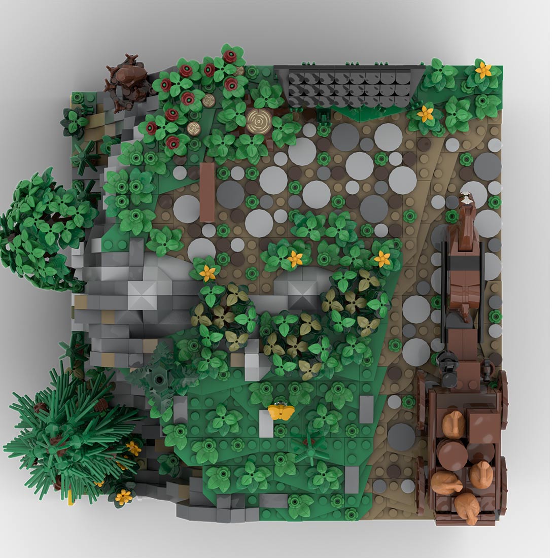 MOC - 207721 A2 Castle Hohengeroldseck Building Blocks - LesDiy - Building Blocks