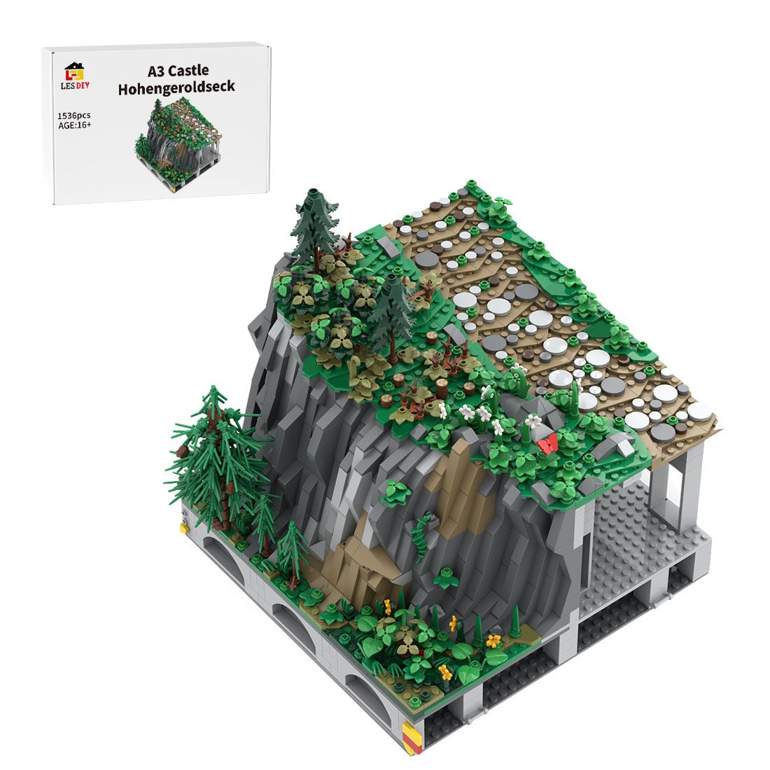 MOC - 207722 A3 Castle Hohengeroldseck Building Blocks - LesDiy - Building Blocks