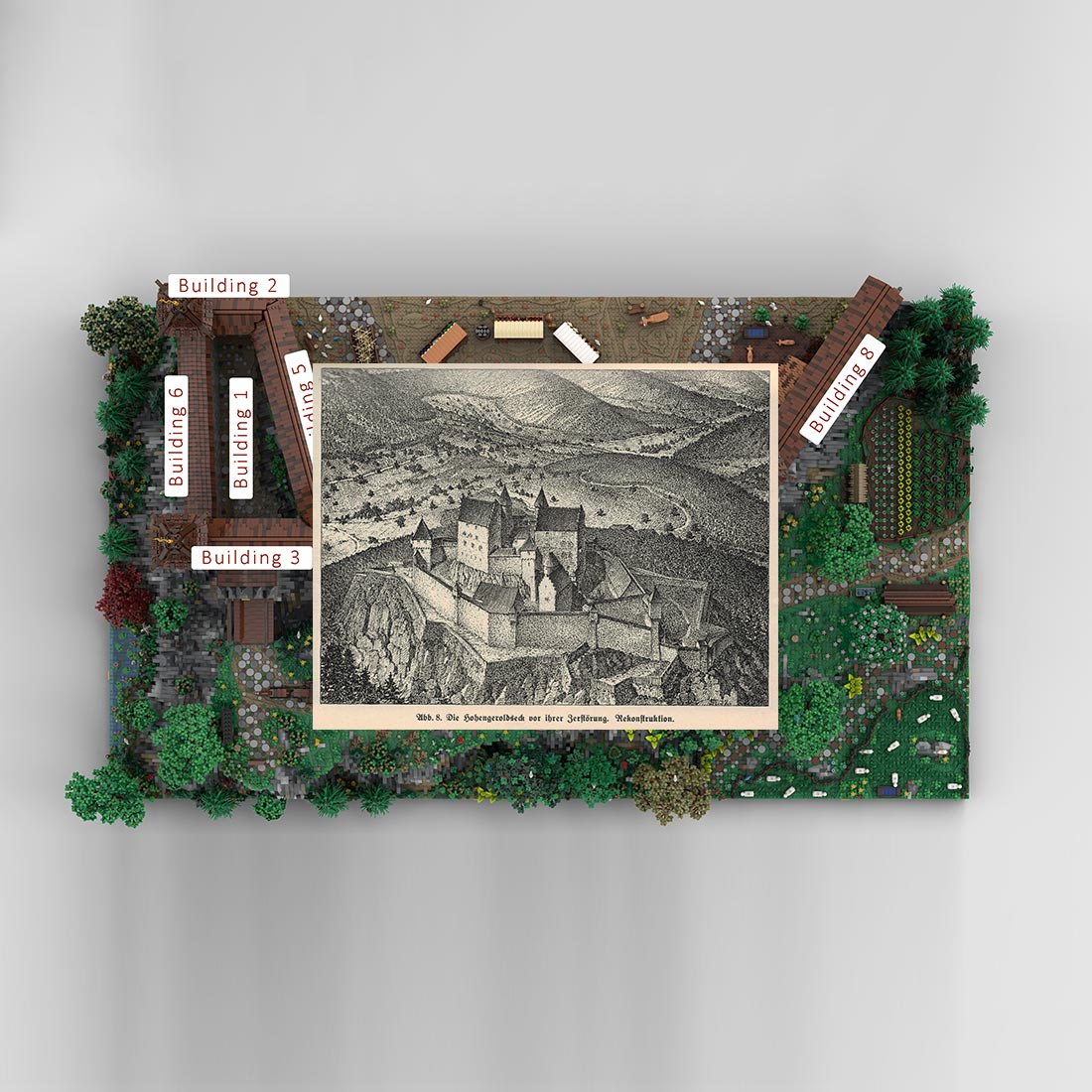 MOC - 207737 Castle Hohengeroldseck Bundle (Castle Part 1 & Landscape Expansion 1) Building Blocks - LesDiy - Building Blocks