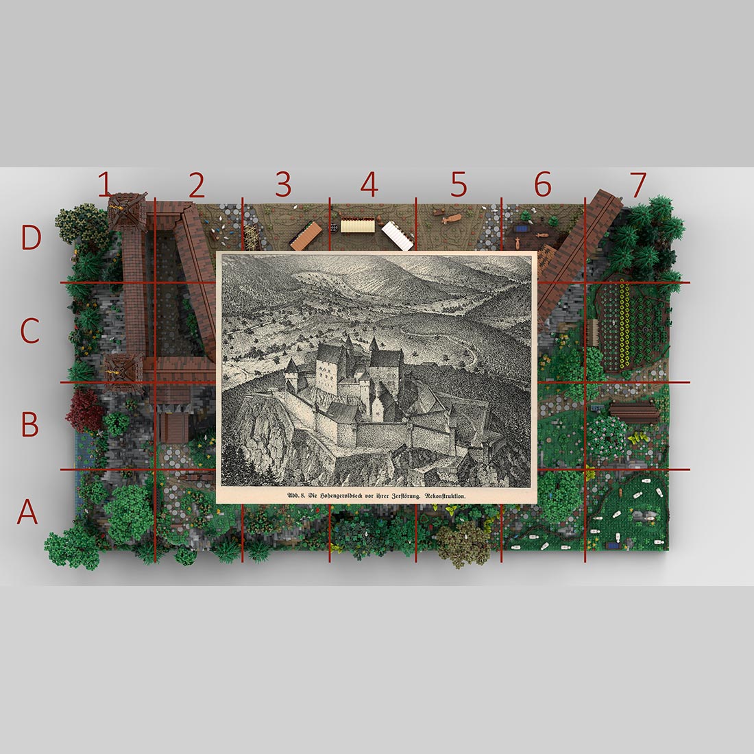 MOC - 207737 Castle Hohengeroldseck Bundle (Castle Part 1 & Landscape Expansion 1) Building Blocks - LesDiy - Building Blocks