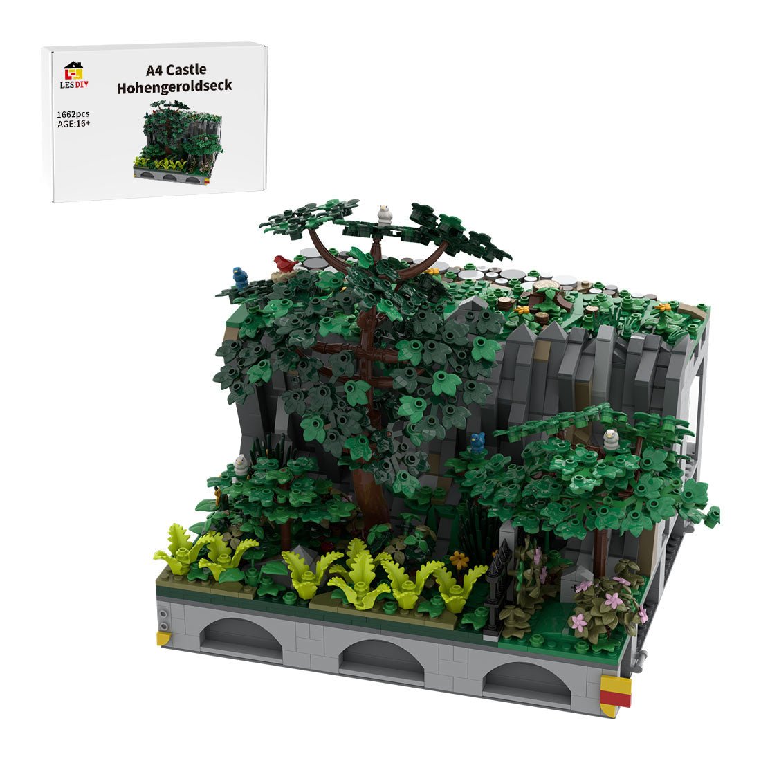 MOC - 207785 A4 Castle Hohengeroldseck Building Blocks - LesDiy - Building Blocks