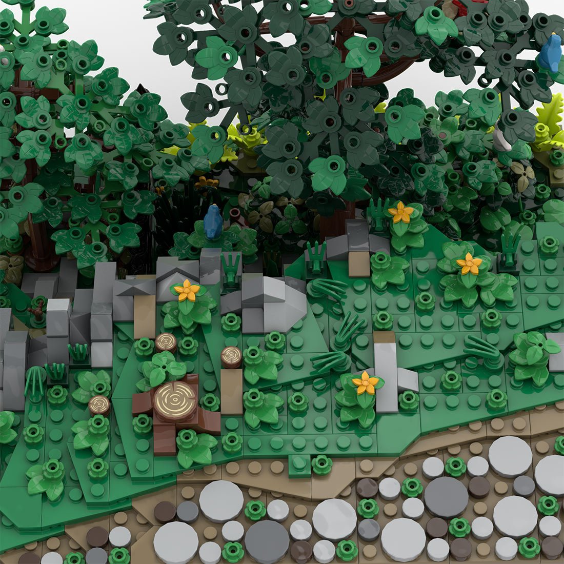 MOC - 207785 A4 Castle Hohengeroldseck Building Blocks - LesDiy - Building Blocks