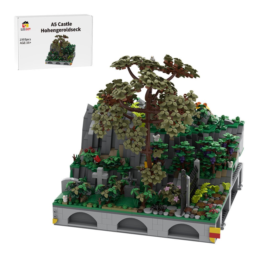 MOC - 207788 A5 Castle Hohengeroldseck Building Blocks - LesDiy - Building Blocks