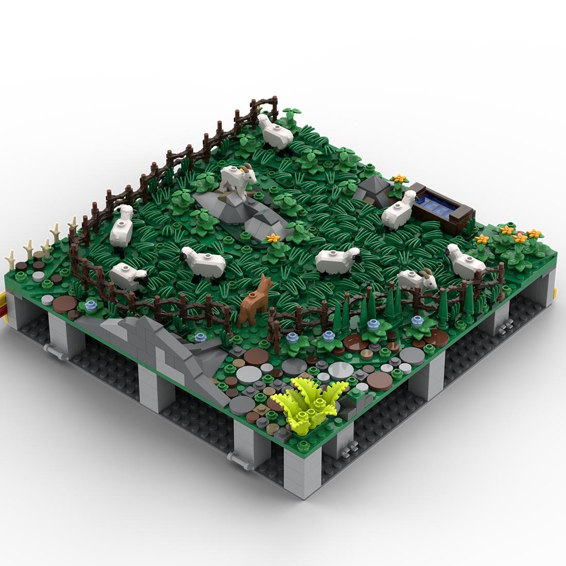 MOC - 207807 A7 Castle Hohengeroldseck Building Blocks - LesDiy - Building Blocks