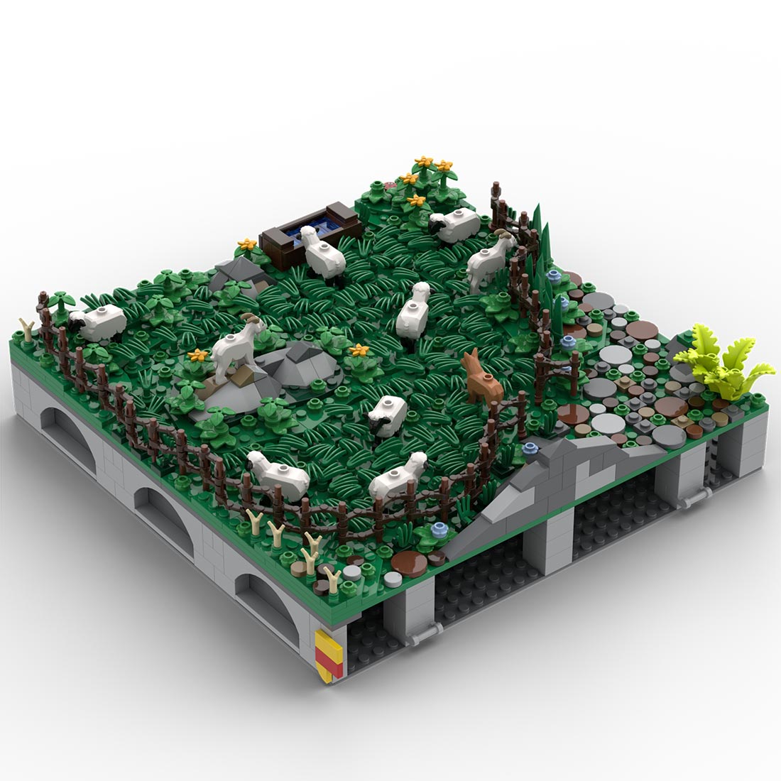 MOC - 207807 A7 Castle Hohengeroldseck Building Blocks - LesDiy - Building Blocks