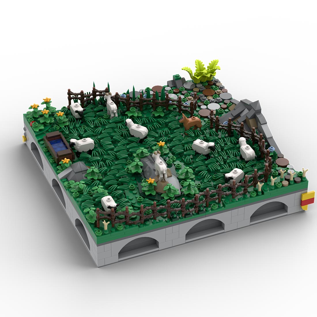 MOC - 207807 A7 Castle Hohengeroldseck Building Blocks - LesDiy - Building Blocks