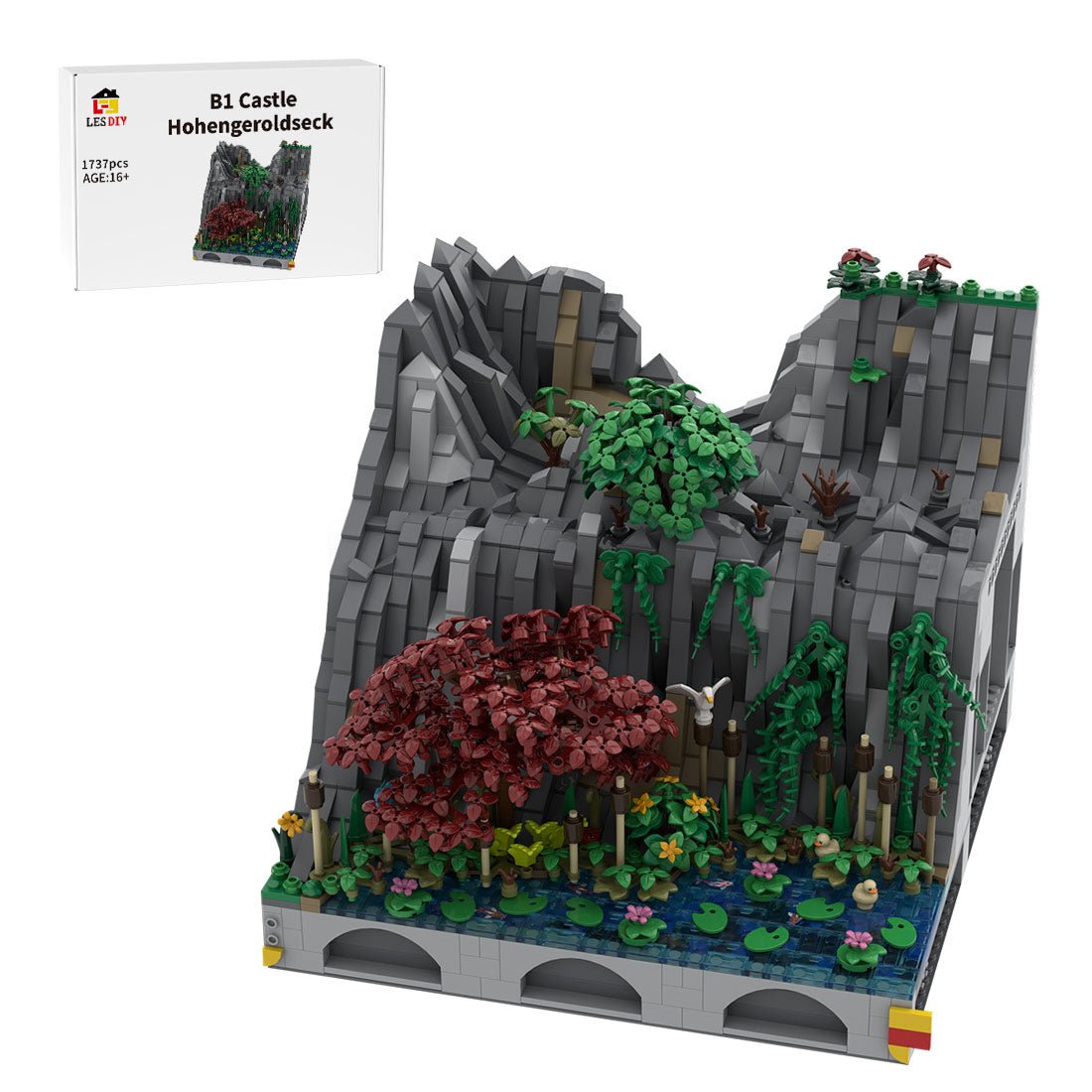 MOC - 207811 B1 Castle Hohengeroldseck Building Blocks - LesDiy - Building Blocks