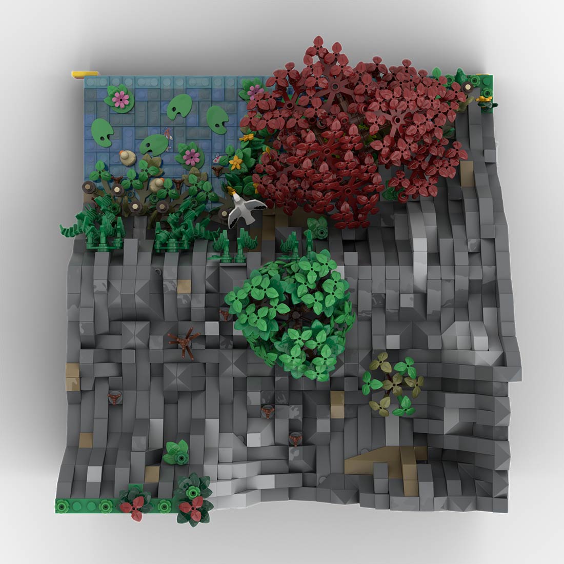 MOC - 207811 B1 Castle Hohengeroldseck Building Blocks - LesDiy - Building Blocks