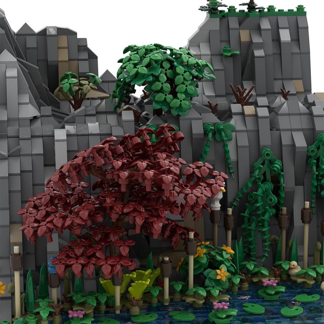 MOC - 207811 B1 Castle Hohengeroldseck Building Blocks - LesDiy - Building Blocks