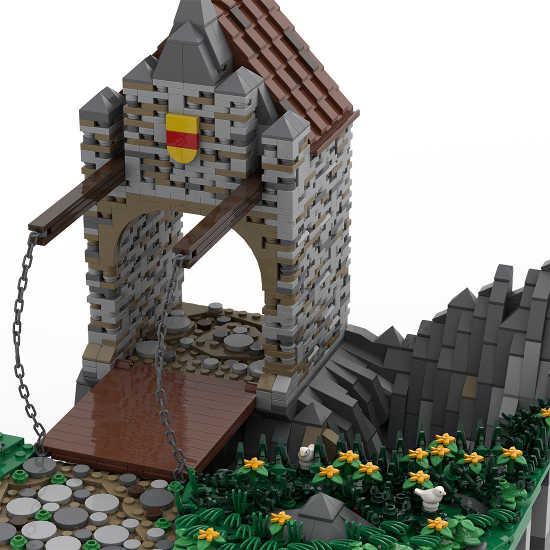 MOC - 207813 B2 Castle Hohengeroldseck Building Blocks - LesDiy - Building Blocks