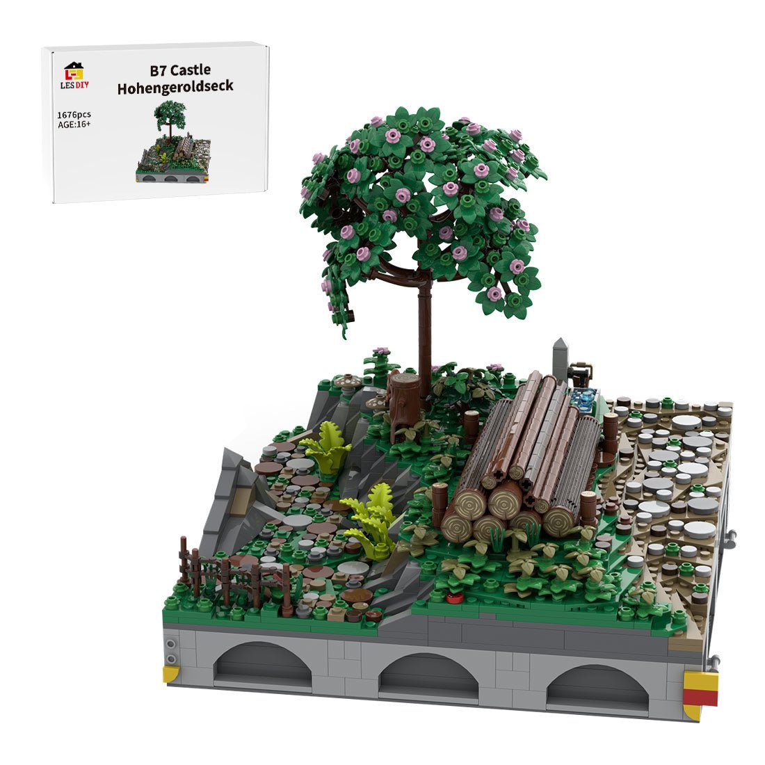 MOC - 207826 B7 Castle Hohengeroldseck Building Blocks - LesDiy - Building Blocks