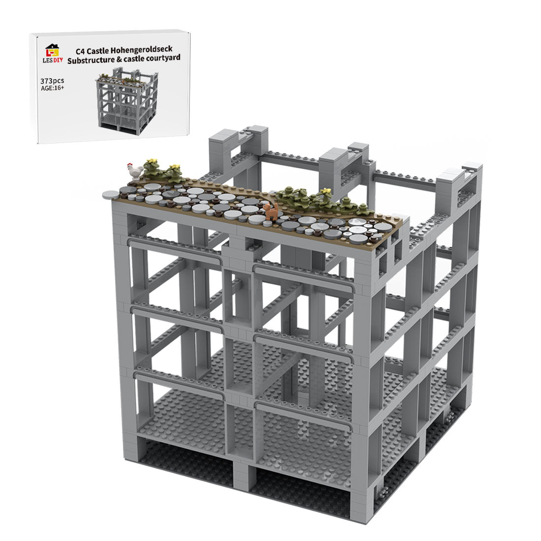 MOC - 207948 C3 Castle Hohengeroldseck Building Blocks - LesDiy - Building Blocks