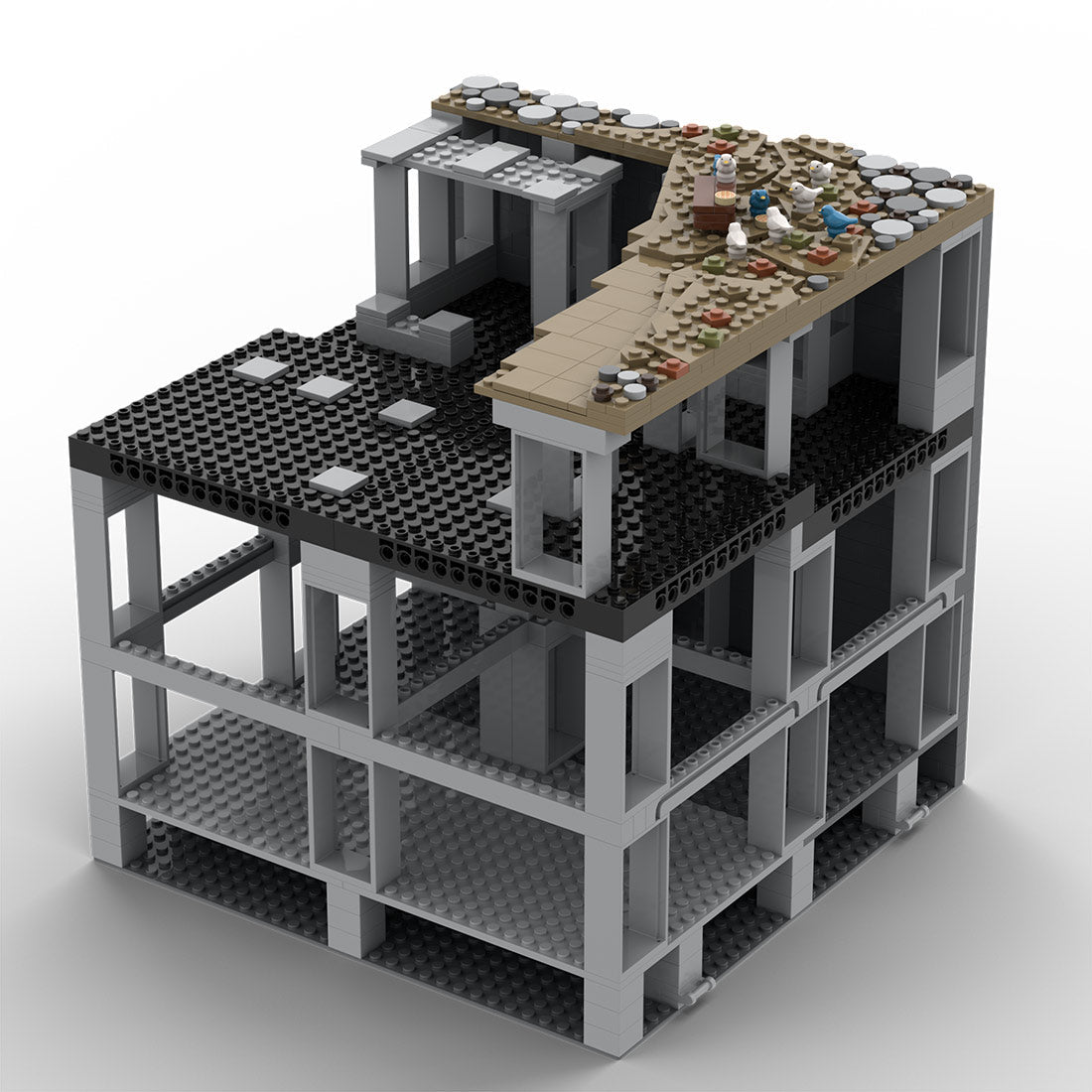 MOC - 207996 D2 Castle Hohengeroldseck Building Blocks - LesDiy - Building Blocks