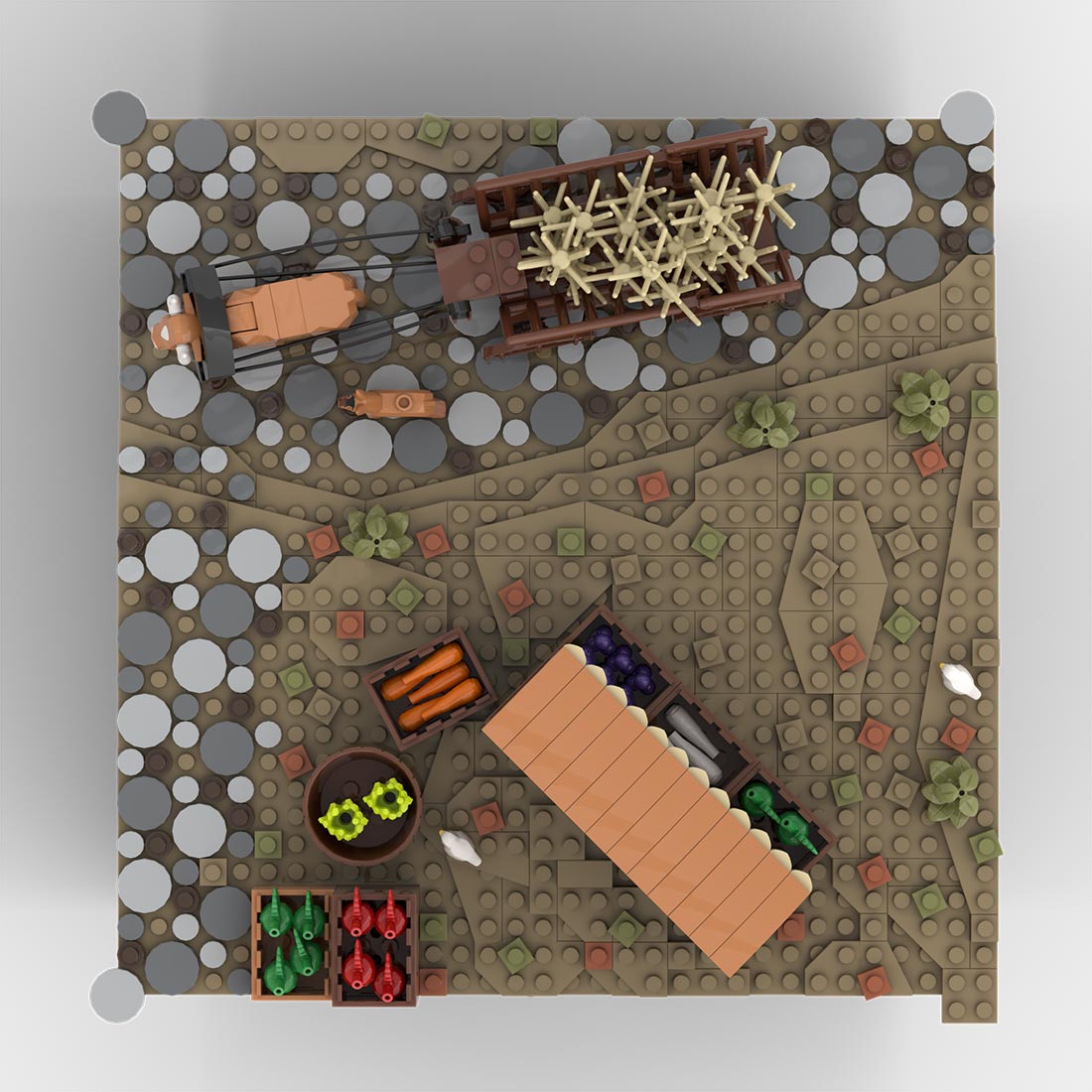 MOC - 207997 D3 Castle Hohengeroldseck Building Blocks - LesDiy - Building Blocks