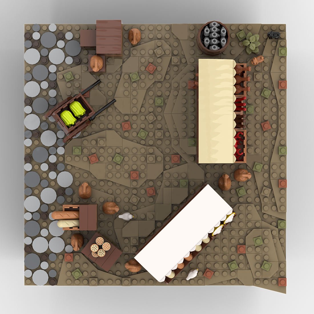 MOC - 208000 D4 Castle Hohengeroldseck Building Blocks - LesDiy - Building Blocks