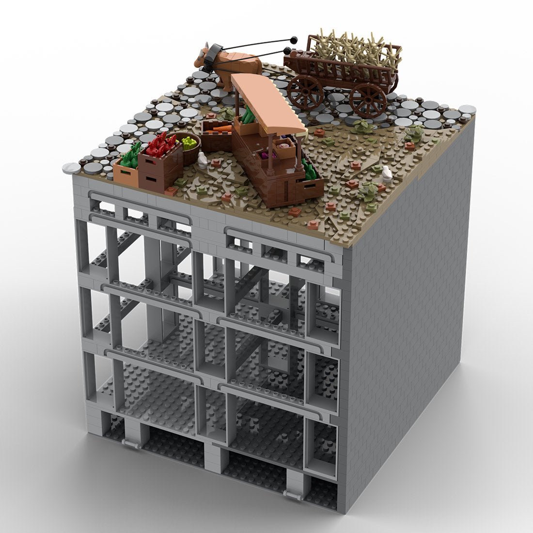 MOC - 208000 D4 Castle Hohengeroldseck Building Blocks - LesDiy - Building Blocks