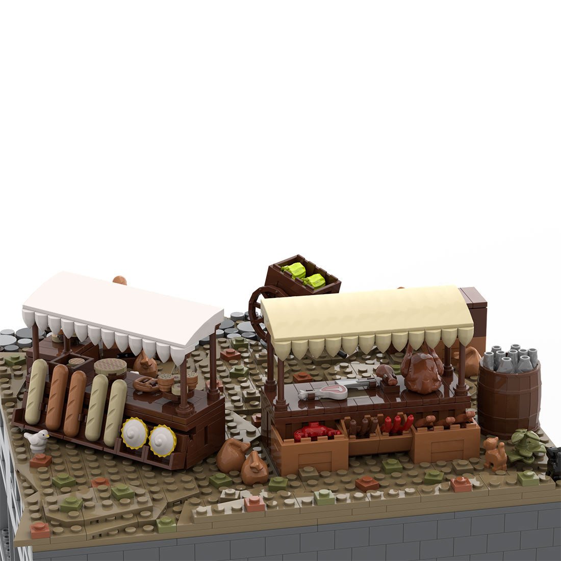 MOC - 208000 D4 Castle Hohengeroldseck Building Blocks - LesDiy - Building Blocks