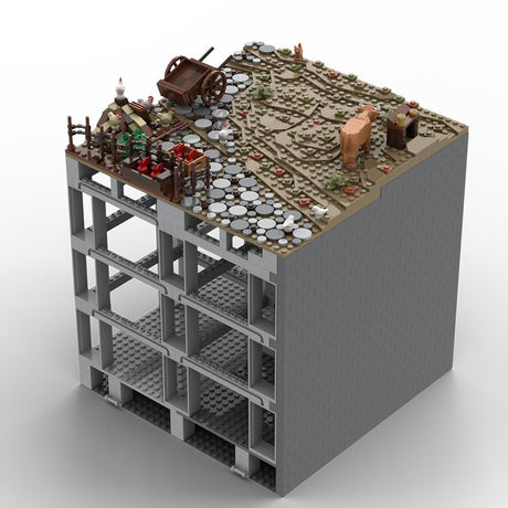 MOC - 208001 D5 Castle Hohengeroldseck Building Blocks - LesDiy - Building Blocks