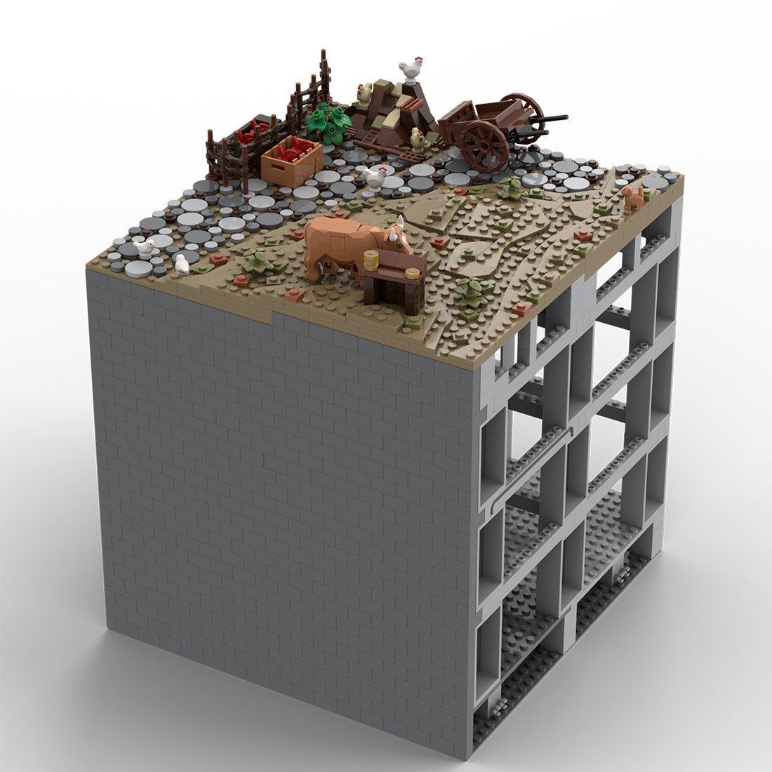 MOC - 208001 D5 Castle Hohengeroldseck Building Blocks - LesDiy - Building Blocks