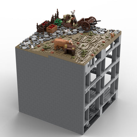 MOC - 208001 D5 Castle Hohengeroldseck Building Blocks - LesDiy - Building Blocks