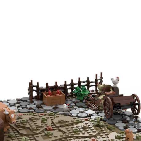 MOC - 208001 D5 Castle Hohengeroldseck Building Blocks - LesDiy - Building Blocks