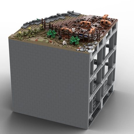 MOC - 208002 D6 Castle Hohengeroldseck Building Blocks - LesDiy - Building Blocks