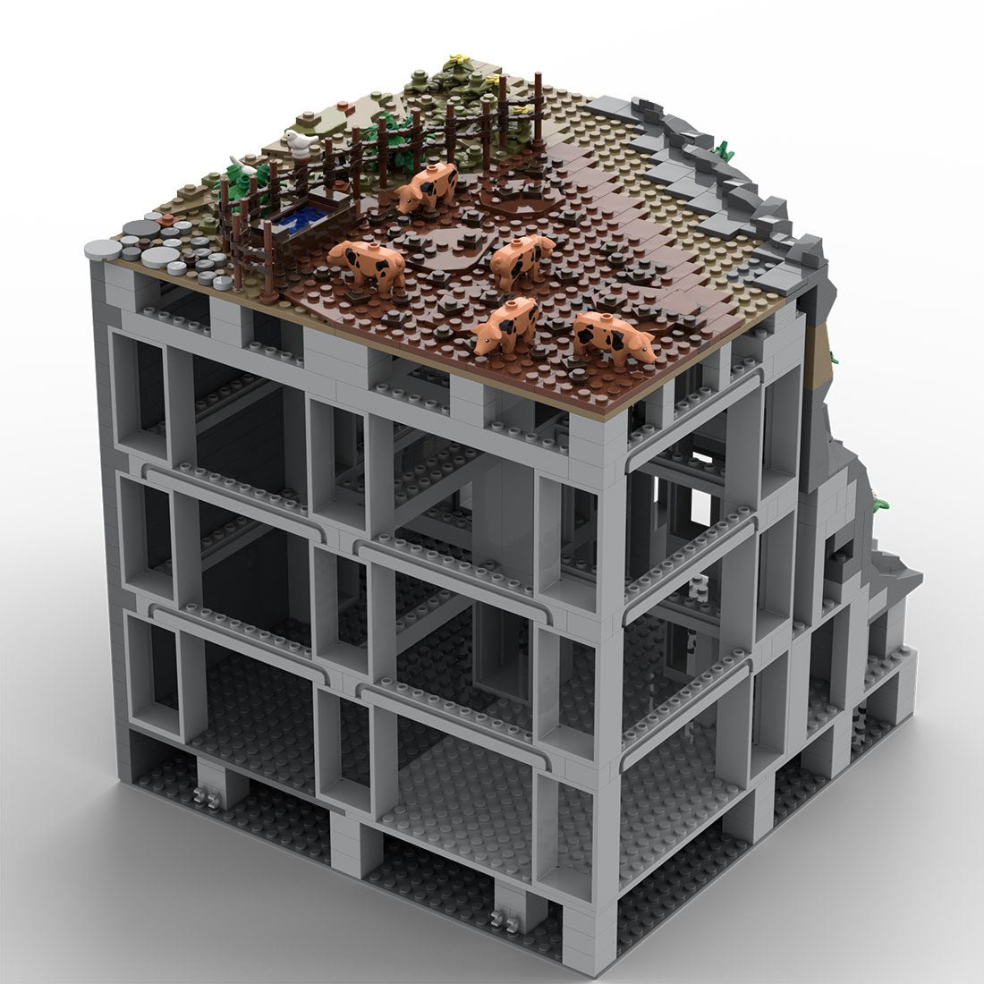 MOC - 208002 D6 Castle Hohengeroldseck Building Blocks - LesDiy - Building Blocks