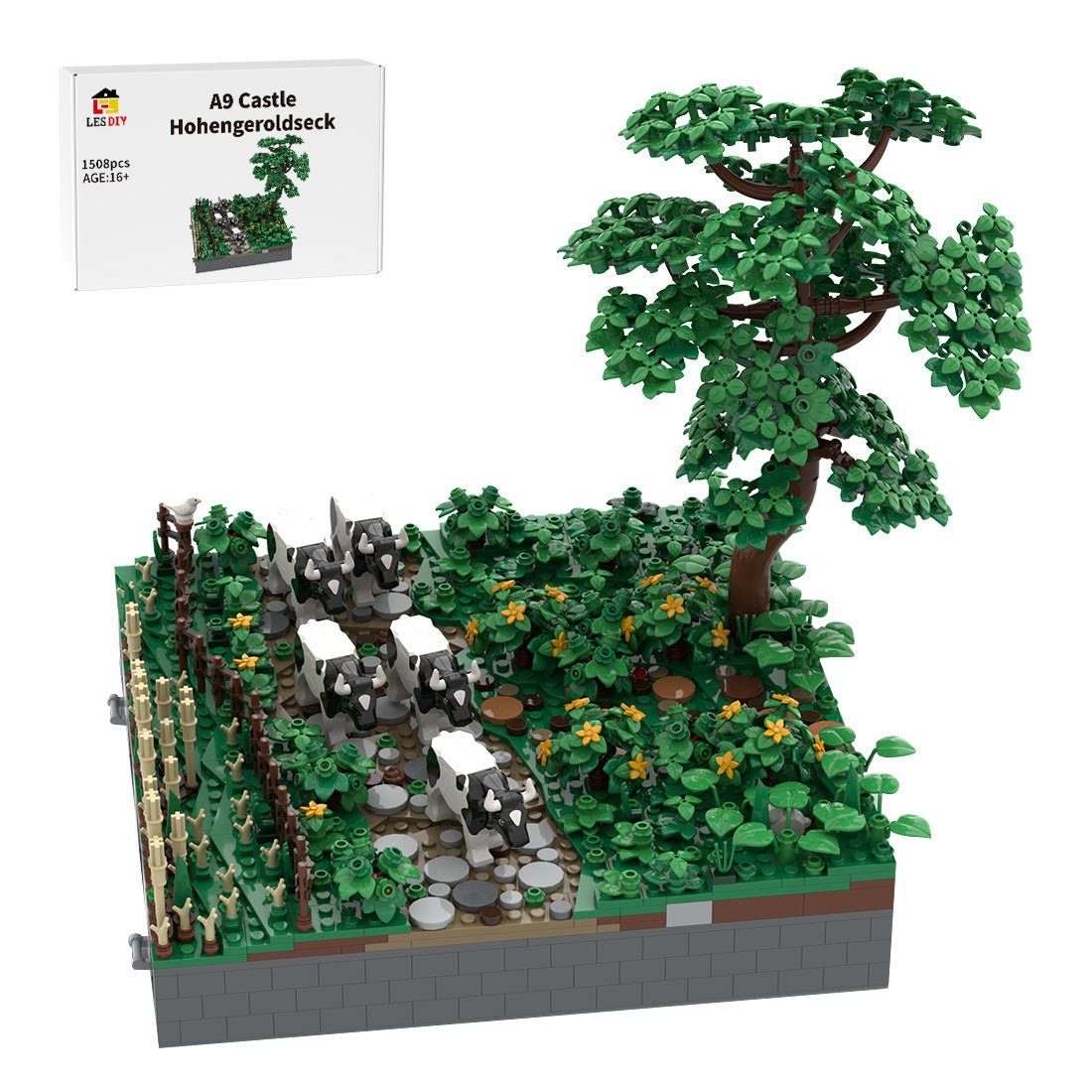 MOC - 208008 A9 Castle Hohengeroldseck Building Blocks - LesDiy - Building Blocks