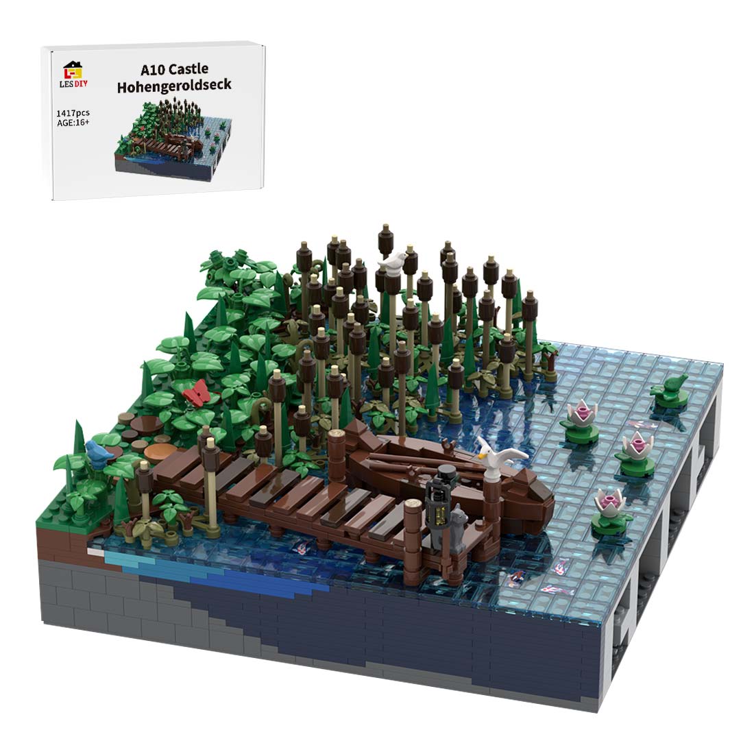 MOC - 208009 A10 Castle Hohengeroldseck Building Blocks - LesDiy - Building Blocks