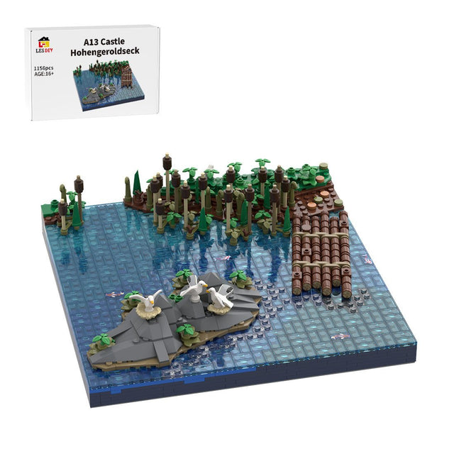MOC - 208011 A13 Castle Hohengeroldseck Building Blocks - LesDiy - Building Blocks