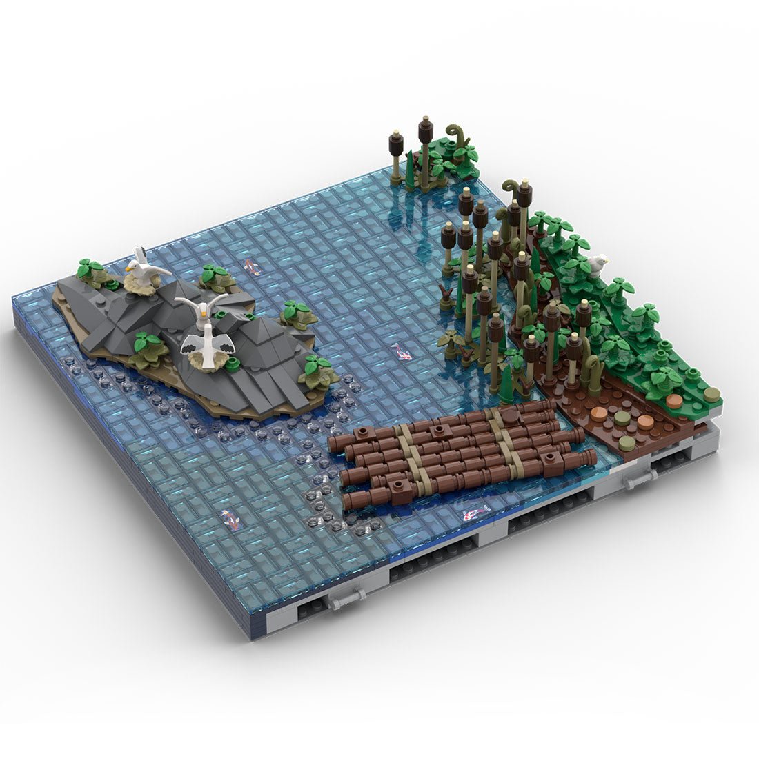 MOC - 208011 A13 Castle Hohengeroldseck Building Blocks - LesDiy - Building Blocks