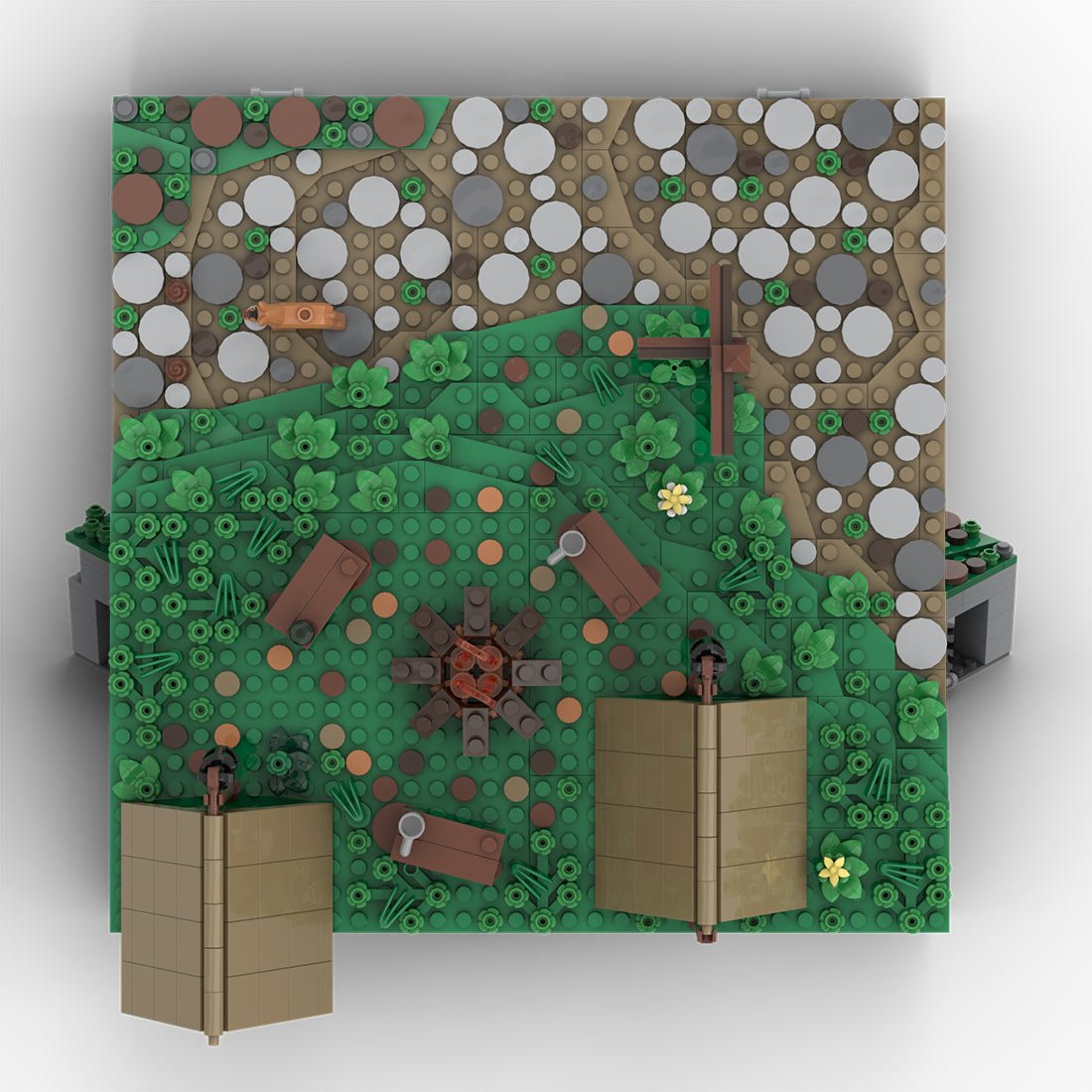 MOC - 208021 B9 Castle Hohengeroldseck Building Blocks - LesDiy - Building Blocks