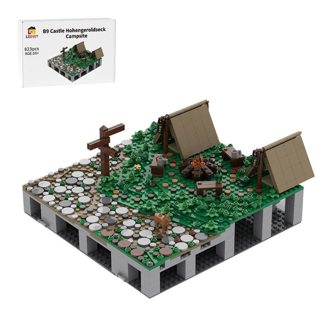 MOC - 208021 B9 Castle Hohengeroldseck Building Blocks - LesDiy - Building Blocks