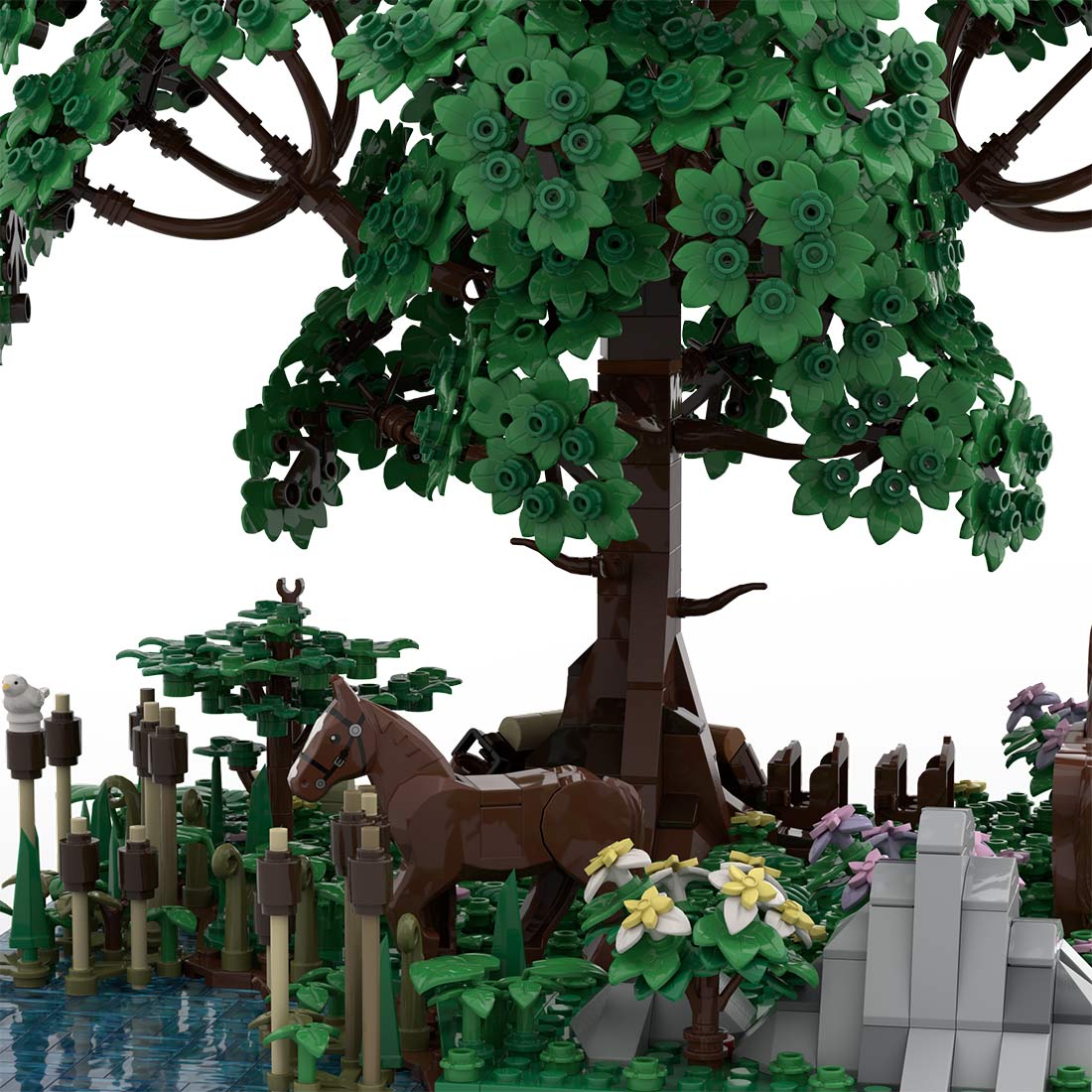 MOC - 208024 B10 Castle Hohengeroldseck Building Blocks - LesDiy - Building Blocks