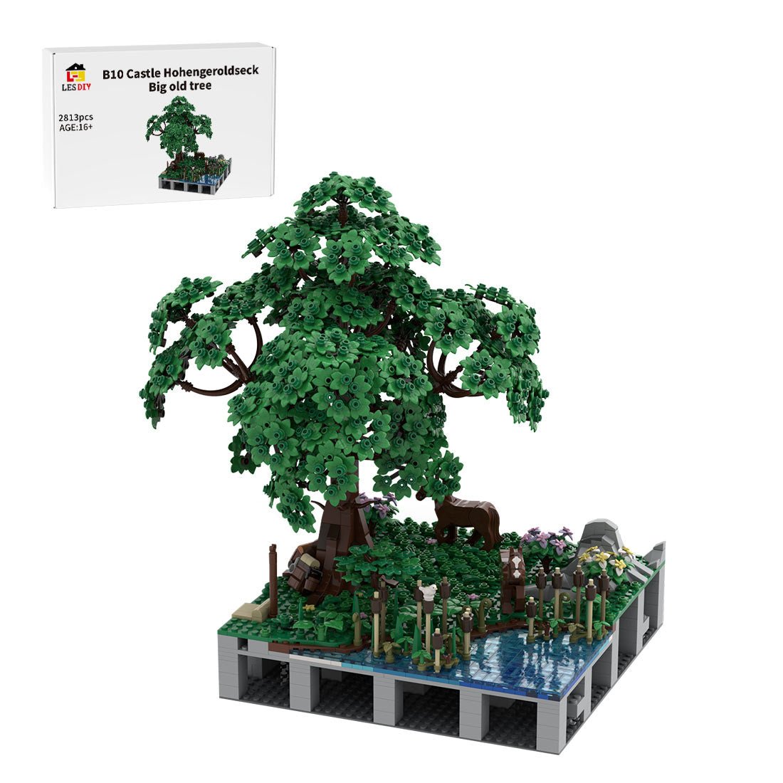 MOC - 208024 B10 Castle Hohengeroldseck Building Blocks - LesDiy - Building Blocks