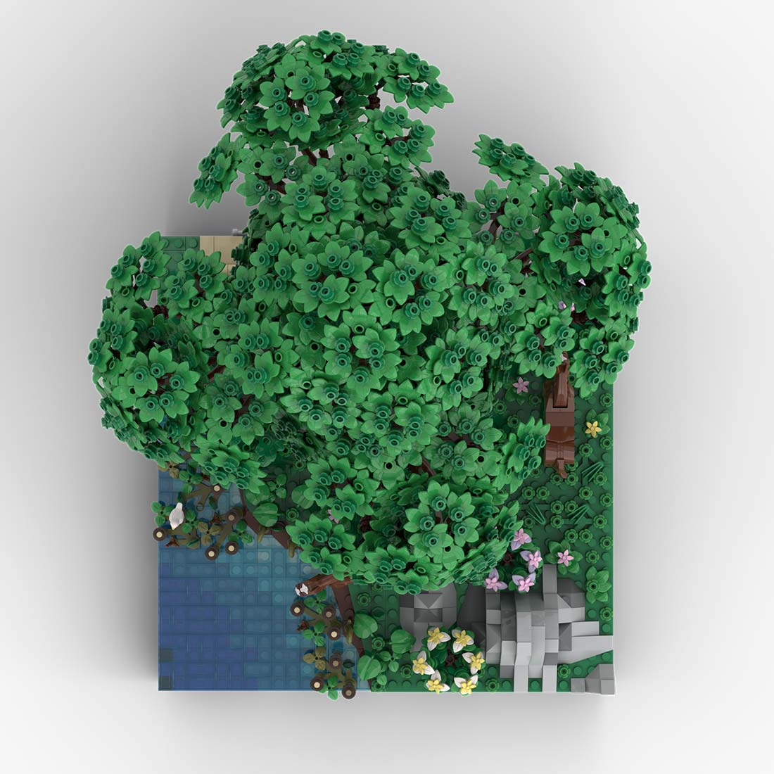 MOC - 208024 B10 Castle Hohengeroldseck Building Blocks - LesDiy - Building Blocks