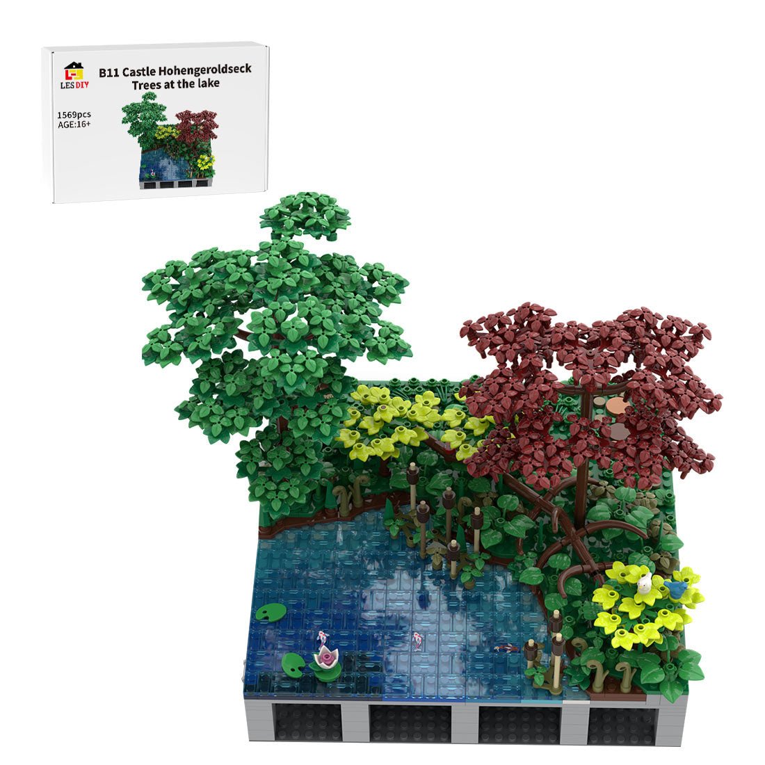 MOC - 208025 B11 Castle Hohengeroldseck Building Blocks - LesDiy - Building Blocks