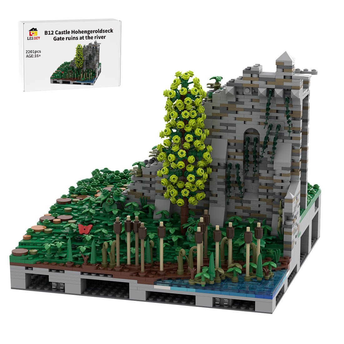 MOC - 208029 B12 Castle Hohengeroldseck Building Blocks - LesDiy - Building Blocks