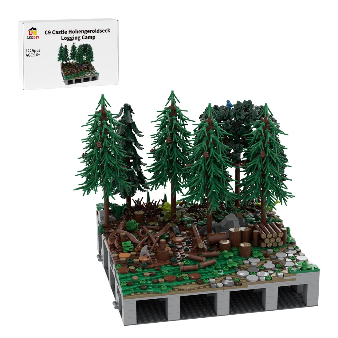 MOC - 208072 C9 Castle Hohengeroldseck Building Blocks - LesDiy - Building Blocks