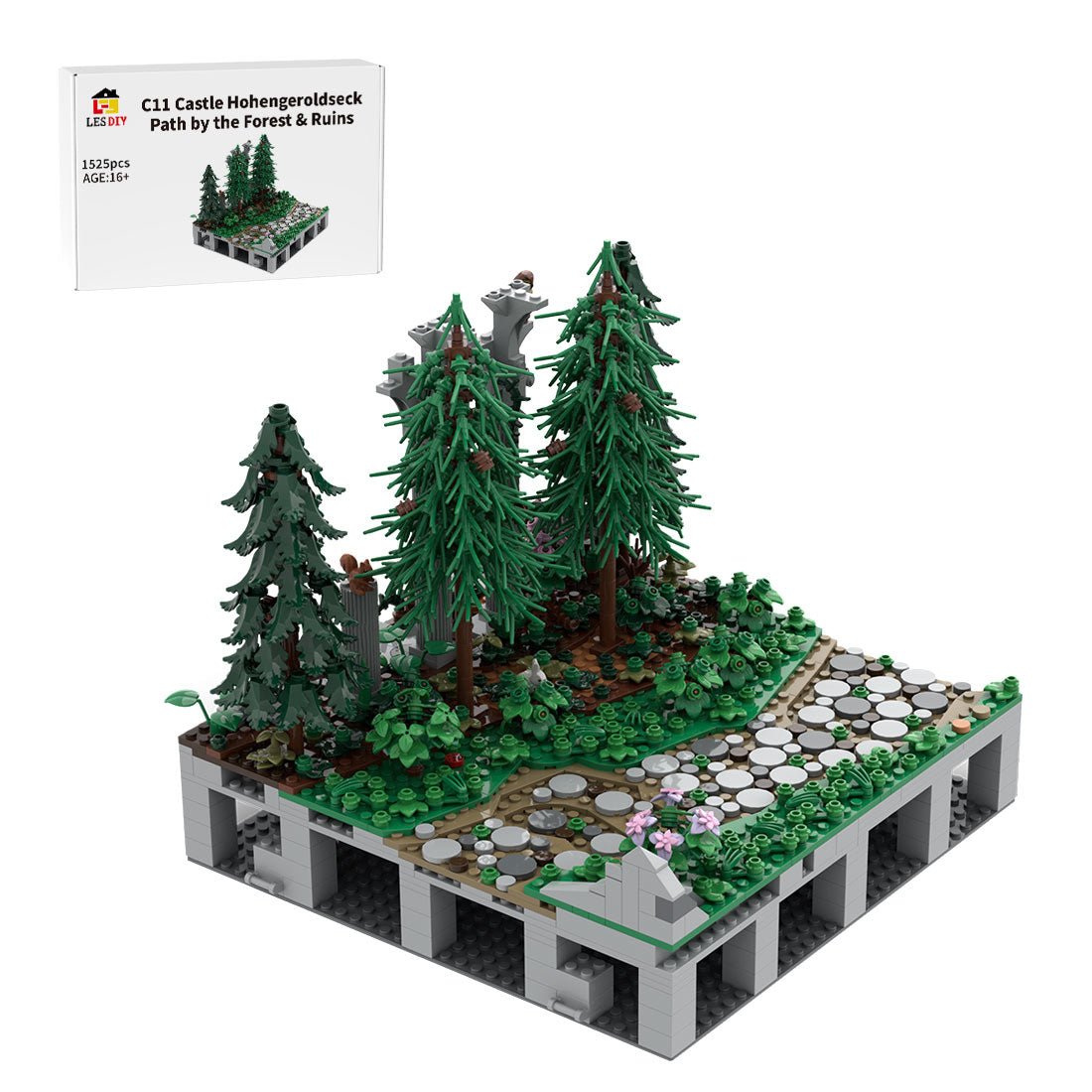 MOC - 208076 C11 Castle Hohengeroldseck Building Blocks - LesDiy - Building Blocks