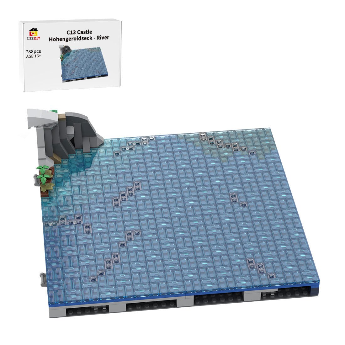 MOC - 208080 C13 Castle Hohengeroldseck Building Blocks - LesDiy - Building Blocks