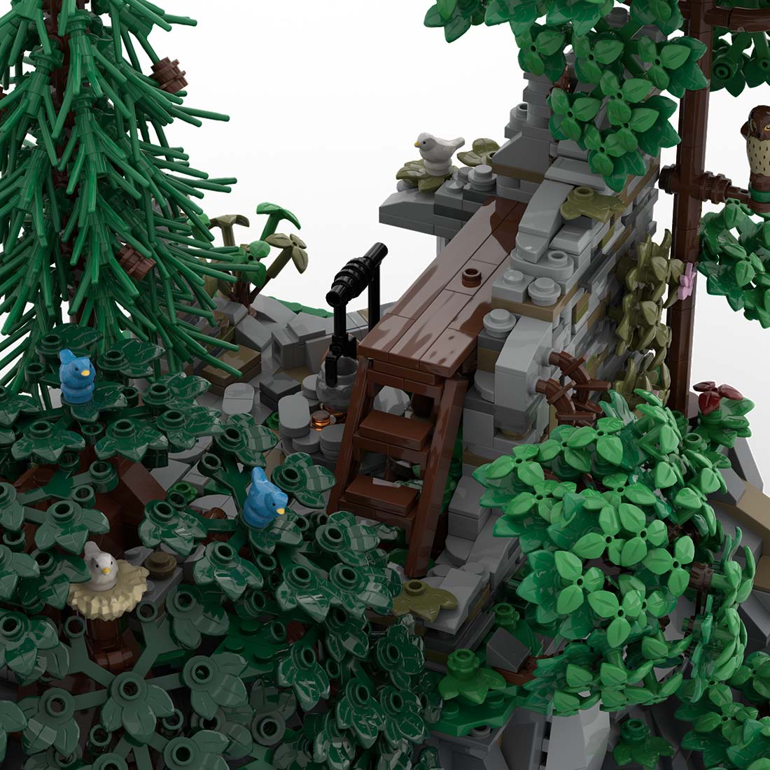 MOC - 208092 D13 Castle Hohengeroldseck Building Blocks - LesDiy - Building Blocks