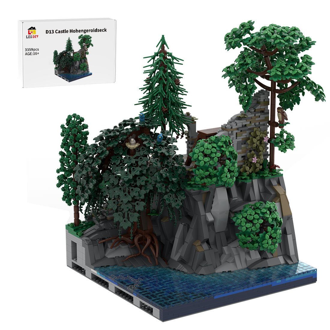 MOC - 208092 D13 Castle Hohengeroldseck Building Blocks - LesDiy - Building Blocks