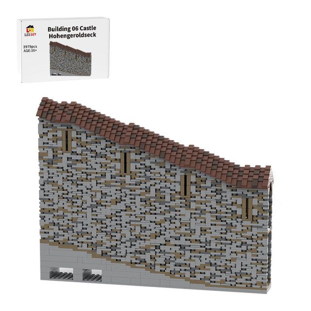 MOC - 208136 Building 06 Castle Hohengeroldseck - Castle Wall Building Blocks - LesDiy - Building Blocks