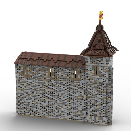 MOC - 208137 Building 07 Castle Hohengeroldseck - Castle Wall Building Blocks - LesDiy - Building Blocks