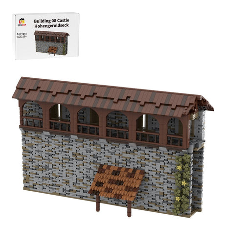 MOC - 208139 Building 08 Castle Hohengeroldseck - Castle Wall Building Blocks - LesDiy - Building Blocks