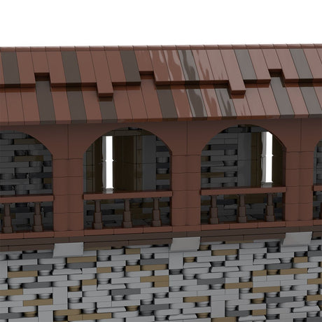 MOC - 208139 Building 08 Castle Hohengeroldseck - Castle Wall Building Blocks - LesDiy - Building Blocks